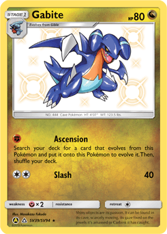 Gabite SV39 — Hidden Fates Shiny Vault