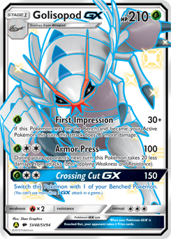 Golisopod-GX SV48 — Hidden Fates Shiny Vault