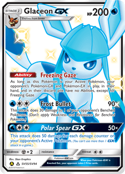 Glaceon-GX SV55 — Hidden Fates Shiny Vault