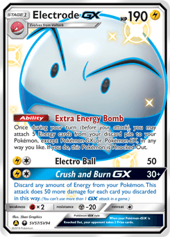 Electrode-GX SV57 — Hidden Fates Shiny Vault