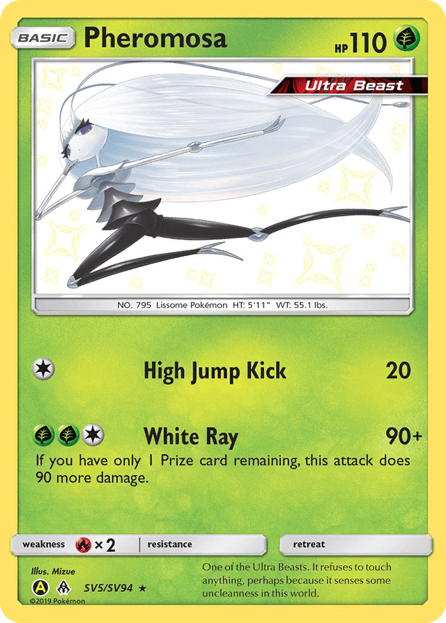 Carta Pheromosa SV5/94 do set Hidden Fates Shiny Vault — Pokémon TCG | Bynx