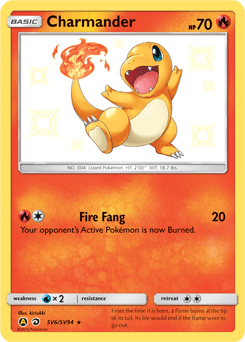 Charmander SV6 — Hidden Fates Shiny Vault