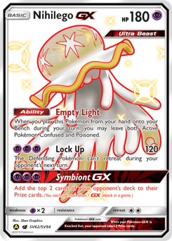 Nihilego-GX SV62 — Hidden Fates Shiny Vault