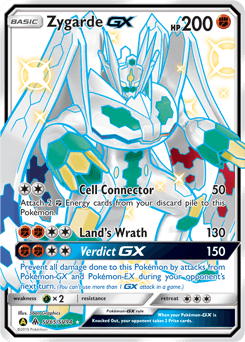 Zygarde-GX SV65 — Hidden Fates Shiny Vault