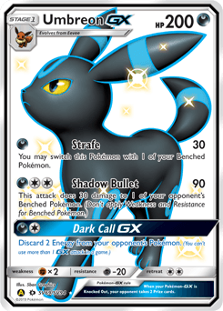 Umbreon-GX SV69 — Hidden Fates Shiny Vault