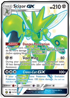 Scizor-GX SV72 — Hidden Fates Shiny Vault
