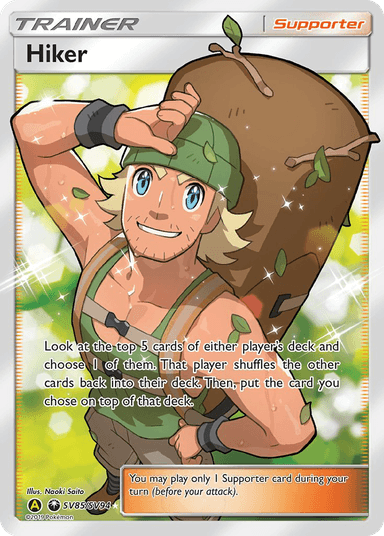 Carta Hiker SV85/94 do set Hidden Fates Shiny Vault — Pokémon TCG | Bynx