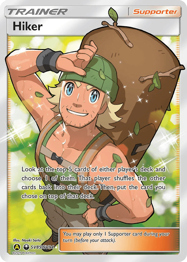 Carta Hiker SV85/94 do set Hidden Fates Shiny Vault — Pokémon TCG | Bynx