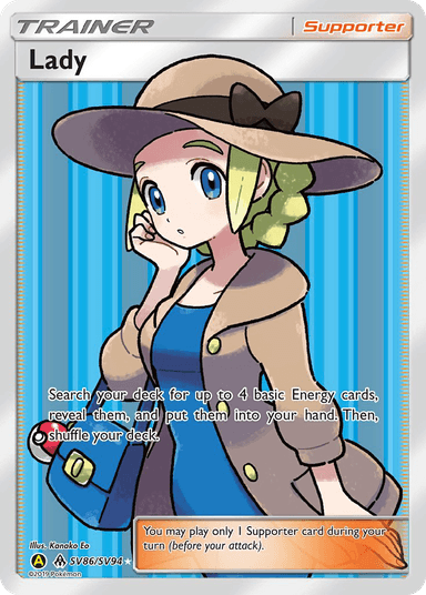 Carta Lady SV86/94 do set Hidden Fates Shiny Vault — Pokémon TCG | Bynx
