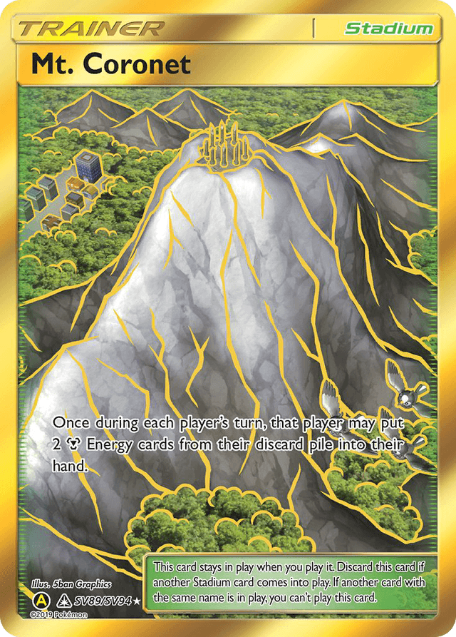 Carta Mt. Coronet SV89/94 do set Hidden Fates Shiny Vault — Pokémon TCG | Bynx