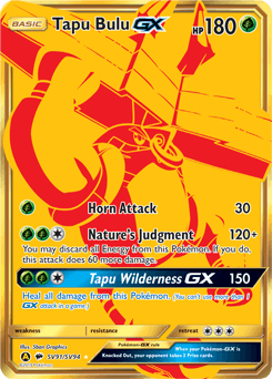 Tapu Bulu-GX SV91 — Hidden Fates Shiny Vault