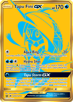 Tapu Fini-GX SV92 — Hidden Fates Shiny Vault