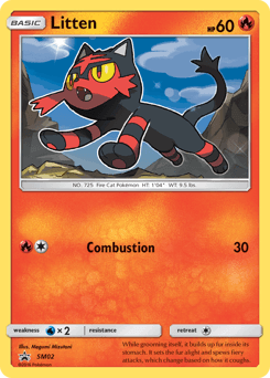 Litten SM02 — SM Black Star Promos