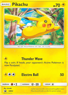 Pikachu SM04 — SM Black Star Promos