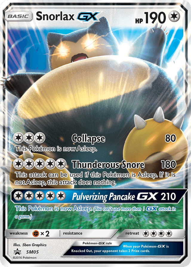 Carta Snorlax-GX SM05/248 do set SM Black Star Promos — Pokémon TCG | Bynx