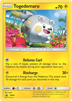 Togedemaru SM09 — SM Black Star Promos