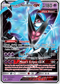 Dawn Wings Necrozma-GX SM101 — SM Black Star Promos