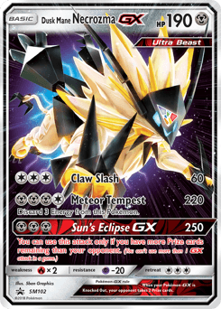 Dusk Mane Necrozma-GX SM102 — SM Black Star Promos