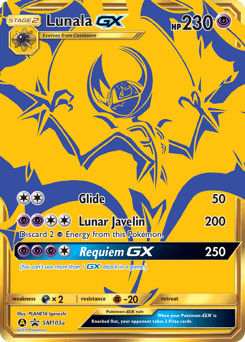 Lunala-GX SM103a — SM Black Star Promos