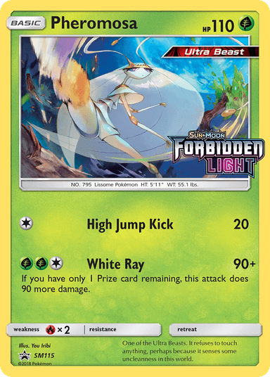 Carta Pheromosa SM115/248 do set SM Black Star Promos — Pokémon TCG | Bynx