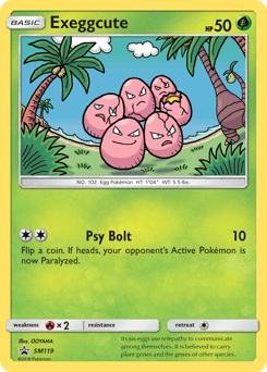 Exeggcute SM119 — SM Black Star Promos
