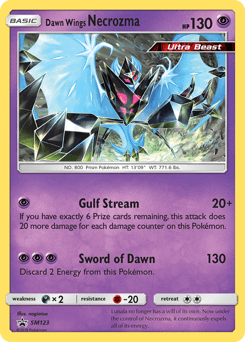 Dawn Wings Necrozma SM123 — SM Black Star Promos