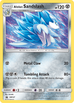 Alolan Sandslash SM127 — SM Black Star Promos