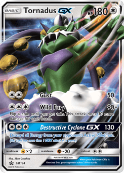 Tornadus-GX SM134 — SM Black Star Promos