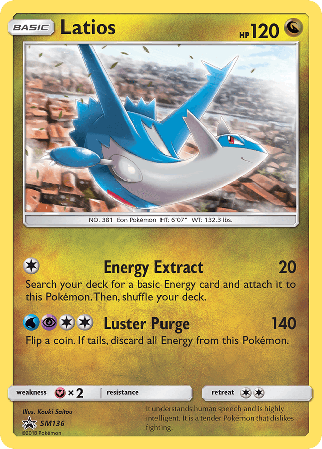 Carta Latios SM136/248 do set SM Black Star Promos — Pokémon TCG | Bynx