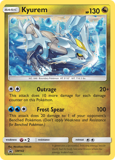 Carta Kyurem SM142/248 do set SM Black Star Promos — Pokémon TCG | Bynx