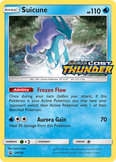 Carta Suicune SM149/248 do set SM Black Star Promos — Pokémon TCG | Bynx