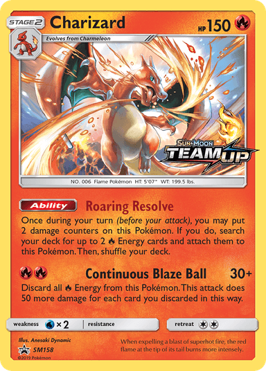 Carta Charizard SM158/248 do set SM Black Star Promos — Pokémon TCG | Bynx