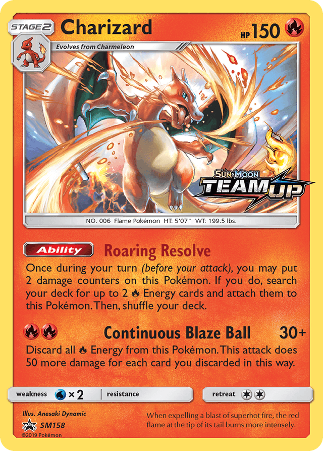 Carta Charizard SM158/248 do set SM Black Star Promos — Pokémon TCG | Bynx