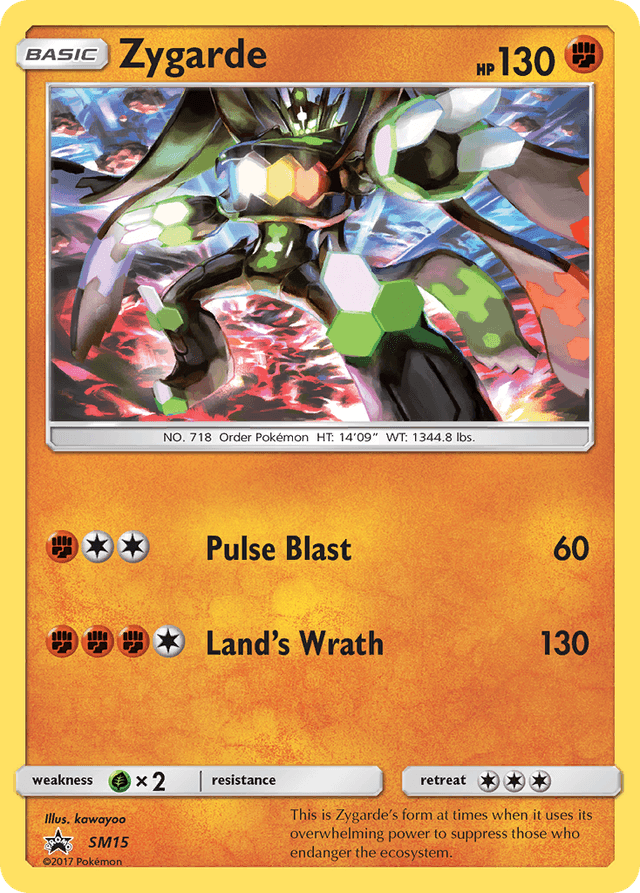 Carta Zygarde SM15/248 do set SM Black Star Promos — Pokémon TCG | Bynx
