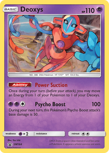 Carta Deoxys SM164/248 do set SM Black Star Promos — Pokémon TCG | Bynx