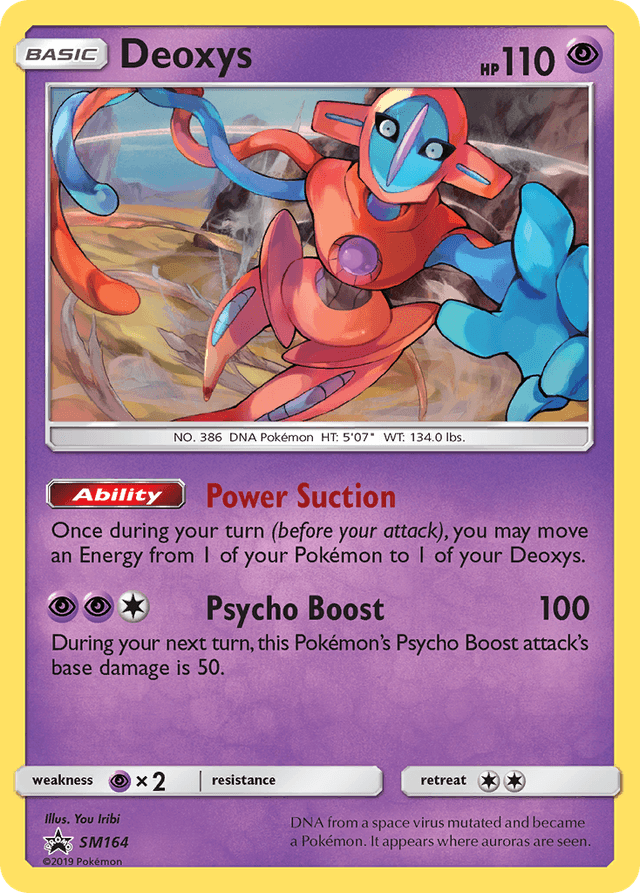 Carta Deoxys SM164/248 do set SM Black Star Promos — Pokémon TCG | Bynx