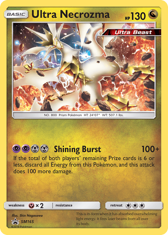 Carta Ultra Necrozma SM165/248 do set SM Black Star Promos — Pokémon TCG | Bynx