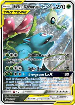 Celebi & Venusaur-GX SM167 — SM Black Star Promos