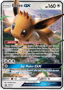 Eevee-GX SM175 — SM Black Star Promos