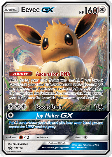 Carta Eevee-GX SM176/248 do set SM Black Star Promos — Pokémon TCG | Bynx