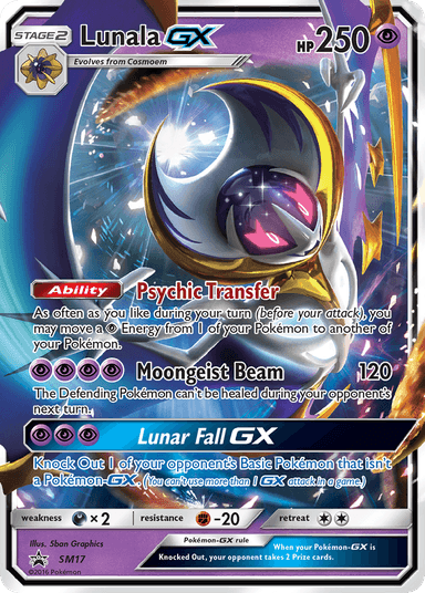 Carta Lunala-GX SM17/248 do set SM Black Star Promos — Pokémon TCG | Bynx