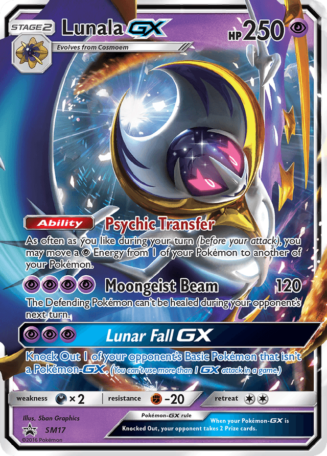 Carta Lunala-GX SM17/248 do set SM Black Star Promos — Pokémon TCG | Bynx