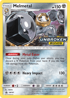 Melmetal SM181 — SM Black Star Promos