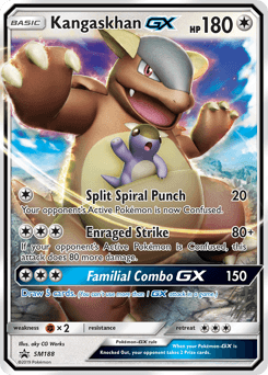 Kangaskhan-GX SM188 — SM Black Star Promos