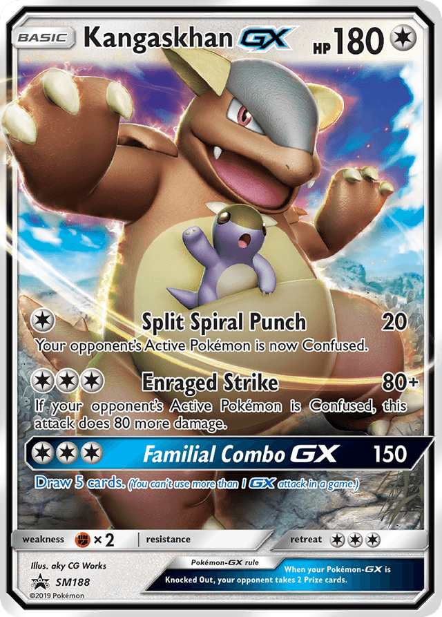 Carta Kangaskhan-GX SM188/248 do set SM Black Star Promos — Pokémon TCG | Bynx
