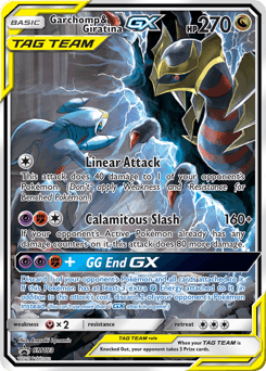 Garchomp & Giratina-GX SM193 — SM Black Star Promos