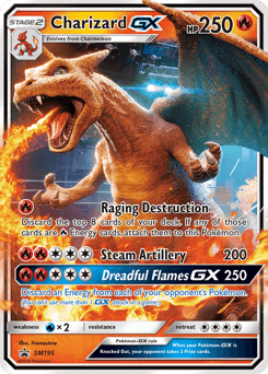 Charizard-GX SM195 — SM Black Star Promos