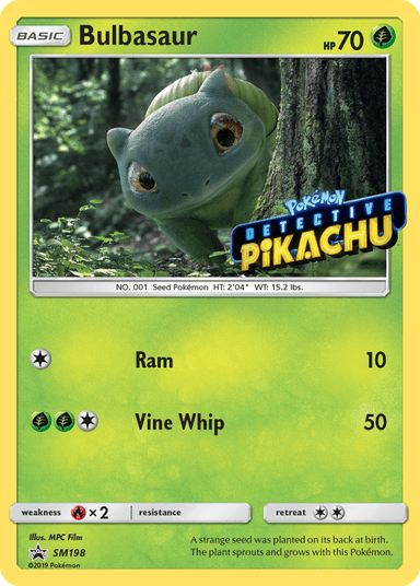 Carta Bulbasaur SM198/248 do set SM Black Star Promos — Pokémon TCG | Bynx