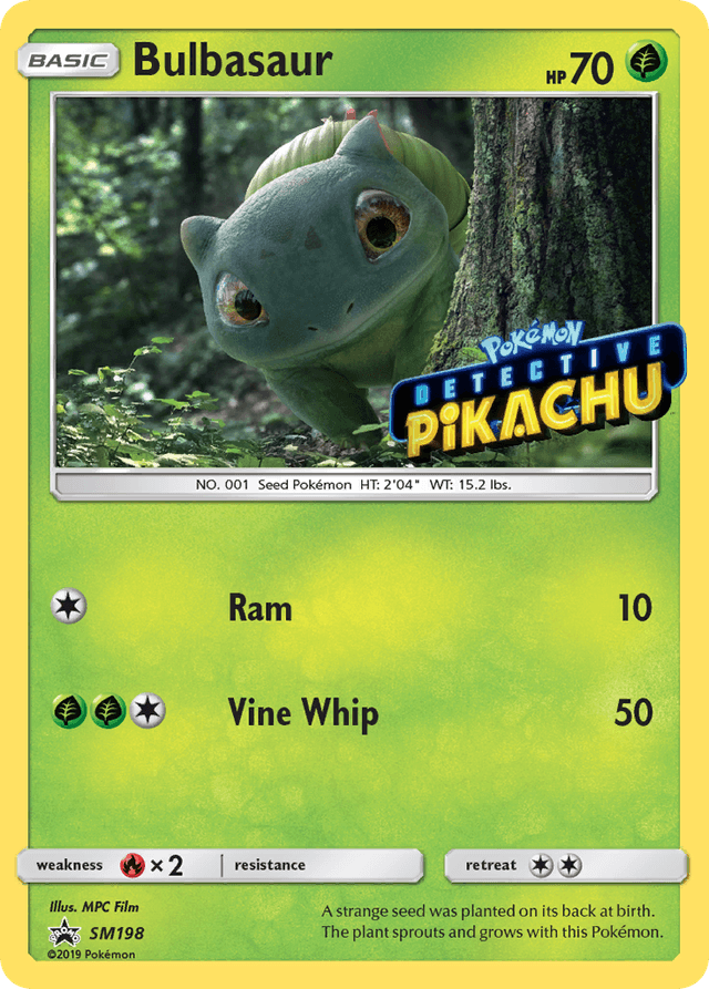 Carta Bulbasaur SM198/248 do set SM Black Star Promos — Pokémon TCG | Bynx