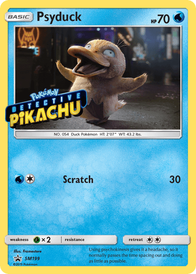 Carta Psyduck SM199/248 do set SM Black Star Promos — Pokémon TCG | Bynx